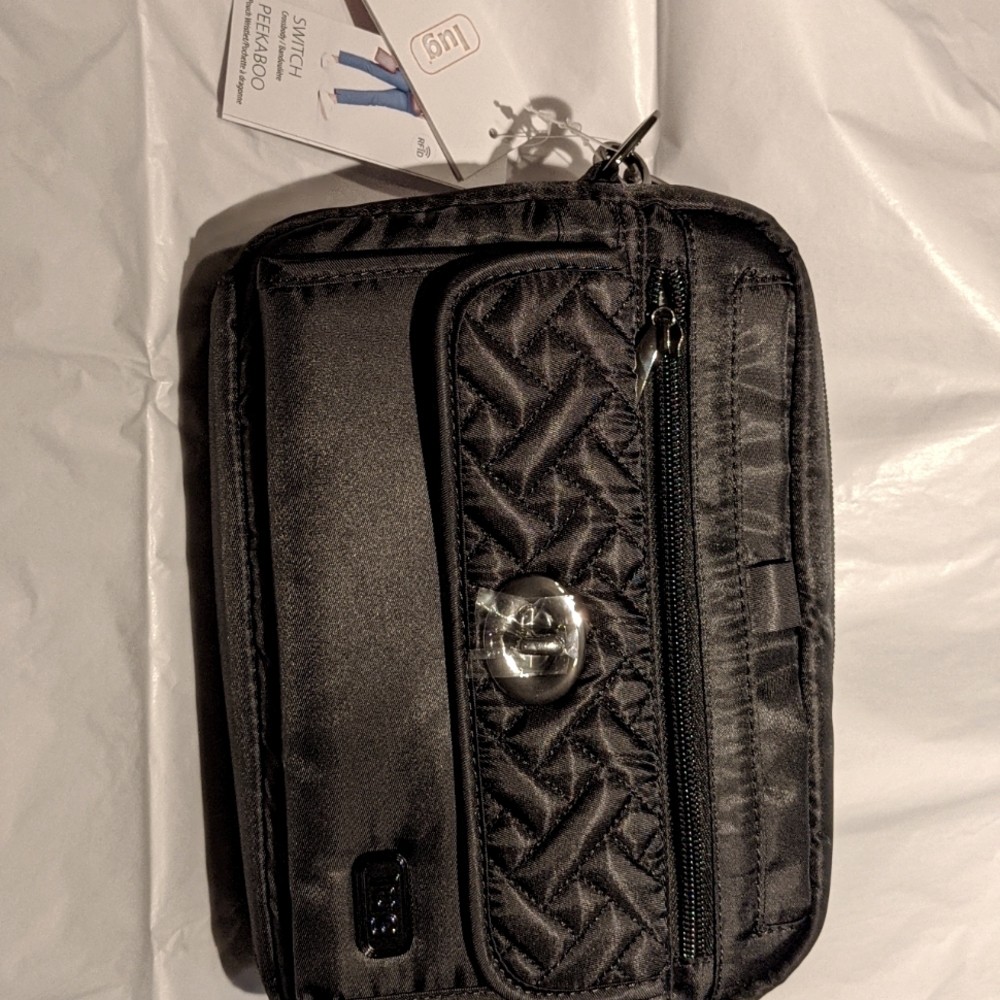 LUG Switch Crossbody and Peekaboo Wristlet